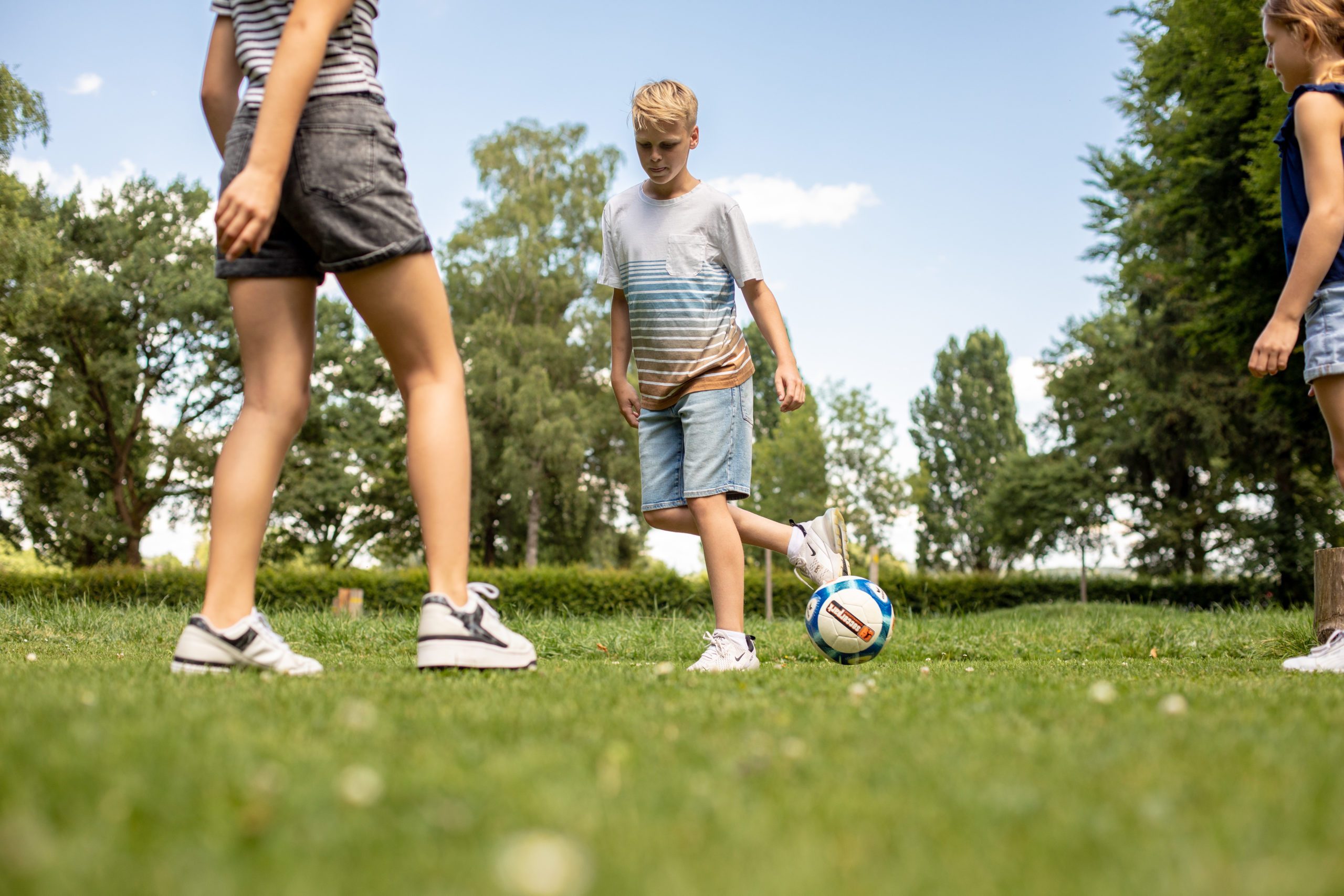 Strand-Camping-Waging-Fussball