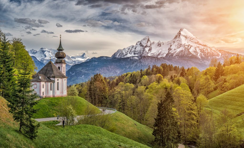 Strand-Camping-Waging-Berchtesgaden-Watzmannblick